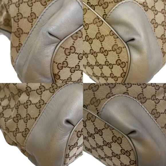 GUCCI GG Pattern Sukey 2Way Shoulder Hand Bag Canvas Leather Brown Gold 89EE813 - Picture 7 of 16